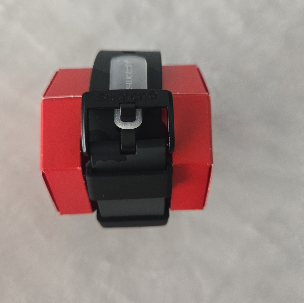 Swatch men's black watch